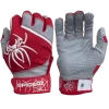 2022 Spiderz PRO Model Batting Gloves: Red/White -Baseball Promotions Shop 2022SpiderzPRO Red White