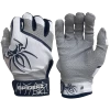 2022 Spiderz PRO Model Batting Gloves: White/Navy Blue -Baseball Promotions Shop 2022SpiderzPRO White NavyBlue
