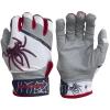 2022 Spiderz PRO Model Batting Gloves: White/Navy/Red -Baseball Promotions Shop 2022SpiderzPRO White NavyBlue Red