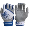 2022 Spiderz PRO Model Batting Gloves: White/Royal Blue -Baseball Promotions Shop 2022SpiderzPRO White RoyalBlue