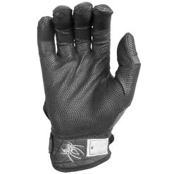 2023 Spiderz Pro Model Batting Gloves: Black/White -Baseball Promotions Shop 2023SpiderzProModelBattingGloves Black White 2