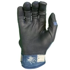 2023 Spiderz Pro Model Batting Gloves: Navy Blue/White -Baseball Promotions Shop 2023SpiderzProModelBattingGloves Navy White 2