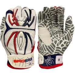 2022 Spiderz HYBRID Limited Edition Batting Gloves: USA Patriot