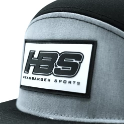 Headbanger Sports Lifestyle Pacific P787 6-Panel Arch Snapback Hat: Black / Heather Grey -Baseball Promotions Shop 25 0a270c96 12e7 4d7b bdf8 c6bea280a145
