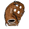 Wilson Aura A900 33" Fastpitch Catcher's Mitt : WTA09RF20FPCM -Baseball Promotions Shop A09RF20CM 0 Aura FP Catchers Mitt 33 BritishTan White Back