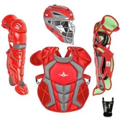 All-Star S7 Axis Elite (Ages 12-16) Catcher's Kit NOCSAE Approved: CKCC1216S7X -Baseball Promotions Shop All StarS7AxisElite Ages12 16 Catcher sKitNOCSAEApproved CKCC1216S7XRED