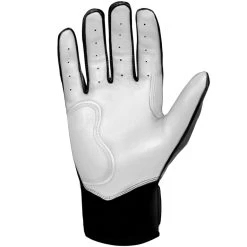 Bruce Bolt PREMIUM PRO Chrome Series Short Cuff Batting Gloves: Black -Baseball Promotions Shop BB SC CHRB3