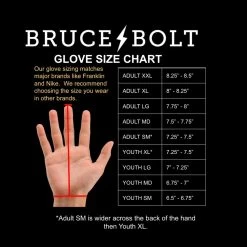 Bruce Bolt PREMIUM PRO Short Cuff Batting Gloves: Black -Baseball Promotions Shop BBBGSIZECHART 1 c09b2728 b2cd 4bd8 8292 e07c6a4e508e