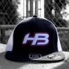 Headbanger Sports I8501 Cap America Flexfit Performance Trucker Mesh Back Hat: Black / White / RWB -Baseball Promotions Shop Black RWB1