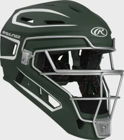 Rawlings Youth Dark Green/White VELO 2.0 Catcher's Gear Box Set: CSV2Y-DG / W -Baseball Promotions Shop CHV27S DG W 6