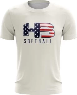 Headbanger Sports Exclusive " HB Sports Softball" Short Sleeve Jersey -Baseball Promotions Shop CreamSoftball