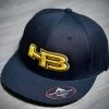 HB Sports Exclusive ES811 Fitted Hat: Black And Yellow -Baseball Promotions Shop HBBlackandYellow