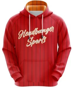 Headbanger Sports Exclusive " Pinstripe " Hoodies -Baseball Promotions Shop HBTBPinstripeHoodieFront1copy 77159edc 30e7 4f73 ba53 2fa8e24df68e