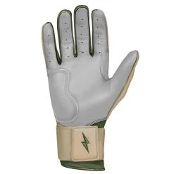 Bruce Bolt Premium Pro Military Series Long Cuff Batting Gloves: Beige -Baseball Promotions Shop IMG 0883