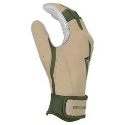 Bruce Bolt Premium Pro Military Series Short Cuff Batting Gloves: Beige -Baseball Promotions Shop IMG 0889