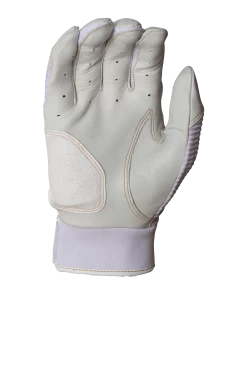 Miken Softball MK7X Adult White And Gold Batting Gloves: MBGGLD-WHT -Baseball Promotions Shop MBGGLDwhite2