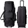 Miken MKMK7X Black Pro Wheeled Roller Bat Bag: MKMK7X-PRO-BLK -Baseball Promotions Shop MKMK7X PROBLACKFrontandBack