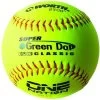 Worth 11" One Nation Green Dot Slowpitch Softballs (Dozen): ON11CY -Baseball Promotions Shop ON11CY 1