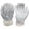 2022 Spiderz PRIZM Batting Gloves: White/Silver -Baseball Promotions Shop PRIZM WhiteSilver