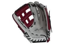 Miken Pro Series 13.5″ Slow Pitch Fielding Glove – White/Scarlet/Navy: PRO135WSN -Baseball Promotions Shop PRO135WSN FRONT 52f0eec0 b474 43b5 97ee 16036864fd5f