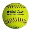 Worth 12" ASA Hot Dot Slowpitch Softballs (Dozen): AHD12CY -Baseball Promotions Shop PROCOMP