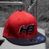 Headbanger Sports I8503 Cap America Flexfit Perforated Performance Hat: Red & Black -Baseball Promotions Shop RED BLACK
