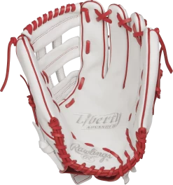 Rawlings Liberty Advanced 13" Fastpitch Softball Glove: RLA130-6W -Baseball Promotions Shop RLA130 6W 1 1