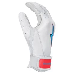 Bruce Bolt PREMIUM PRO BRINSON Series Short Cuff Batting Gloves: White -Baseball Promotions Shop SC LBW SIDE