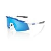 100% SPEEDCRAFT SL Matte White - HiPER Blue Multilayer Mirror Lens -Baseball Promotions Shop SP21 SPEEDCRAFTSL 61002 407 01 3Q