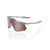 100% HYPERCRAFT Sunglasses Matte Stone Grey - HiPER Crimson Silver Mirror Lens -Baseball Promotions Shop SP22 HYPERCRAFT XS 60002 00001 3Q
