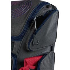 DeMarini Special Ops Front Line Wheeled Roller Bag: WB57109 -Baseball Promotions Shop SidePocketView