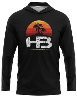 Headbanger Sports Exclusive Ultra Lightweight Long Sleeve Hoodies: Lifestyle Series -Baseball Promotions Shop Sunset
