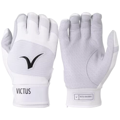 Victus Sports The Debut 2.0 Adult Batting Gloves (Multiple Colors): VBG2 -Baseball Promotions Shop VBG2 W White Adult Victus Debut 2.0