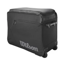 Wilson Coaches Ball Bucket Roller Bag: WB5710701 -Baseball Promotions Shop WB5710701 2 Wilson Ball Bucket Bag Black.png.cq5dam.web .1200.1200