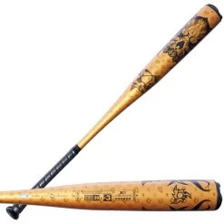 2023 DeMarini Voodoo One Gold BBCOR (-3) Baseball Bat: WBD2352010 -Baseball Promotions Shop WBD2352010 8 DeMarini Voodoo One GD.png.cq5dam.web .1200.1200