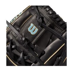 2022 Wilson A1000 DP15 11.5" Infield Baseball Glove: WTA10RB22DP15 -Baseball Promotions Shop WBW100132 4 A1000 DP15 IF 115 Blue Black Blonde.png.cq5dam.web .1200.1200