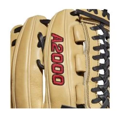 2022 Wilson A2000 D33 11.75" Pitcher's Baseball Glove: WTA20RB22D33 -Baseball Promotions Shop WBW100393 5 A2000 Leather D33 1175 Blonde Black.png.cq5dam.web .1200.1200