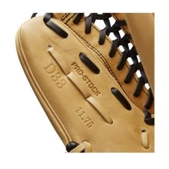 2022 Wilson A2000 D33 11.75" Pitcher's Baseball Glove: WTA20RB22D33 -Baseball Promotions Shop WBW100393 6 A2000 Leather D33 1175 Blonde Black.png.cq5dam.web .1200.1200