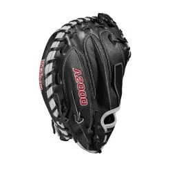 2022 Wilson A2000 M1DSS 33.5" Catcher's Mitt: WTA20RB22M1DSS -Baseball Promotions Shop WBW100401 3 A2000 M1D C 335 Black White Red.png.cq5dam.web .1200.1200