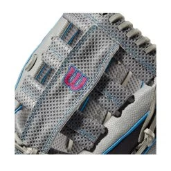 Wilson A2000 SCSP13SS 13" Slowpitch Softball Fielding Glove: WBW10040213 -Baseball Promotions Shop WBW100402 4 A2000 SP13 SC 13 GreyDimpled GreySS BlackSS.png.cq5dam.web .1200.1200
