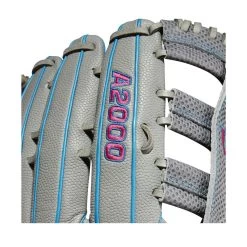 Wilson A2000 SCSP13SS 13" Slowpitch Softball Fielding Glove: WBW10040213 -Baseball Promotions Shop WBW100402 5 A2000 SP13 SC 13 GreyDimpled GreySS BlackSS.png.cq5dam.web .1200.1200