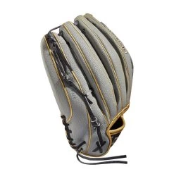 2022 Wilson A2000 SC V125SS 12.5" Outfield Fastpitch Softball Glove: WTA20RF22SCV125 -Baseball Promotions Shop WBW100442 3 A2000 FP SC V125 125 Grey Black Gold.png.cq5dam.web .1200.1200
