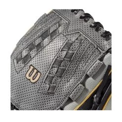 2022 Wilson A2000 SC V125SS 12.5" Outfield Fastpitch Softball Glove: WTA20RF22SCV125 -Baseball Promotions Shop WBW100442 4 A2000 FP SC V125 125 Grey Black Gold.png.cq5dam.web .1200.1200