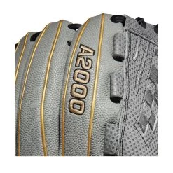 2022 Wilson A2000 SC V125SS 12.5" Outfield Fastpitch Softball Glove: WTA20RF22SCV125 -Baseball Promotions Shop WBW100442 5 A2000 FP SC V125 125 Grey Black Gold.png.cq5dam.web .1200.1200