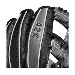 2023 Wilson A2K SC1787SS 11.75" Infield Baseball Glove: WBW1008921175 -Baseball Promotions Shop WBW100892 5 A2K IF 1787SC 1175 BlackSS GreyDimple Grey.png.cq5dam.web .1200.1200