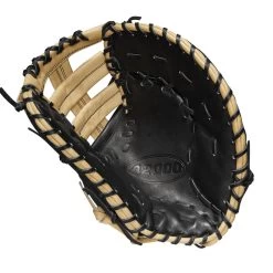 2023 Wilson A2000 1679 Super Skin 12.5" Baseball First Base Mitt: WBW100979125 -Baseball Promotions Shop WBW100979 1 A2000 1B 1679SS 125 Black BlackSS Blonde.png.cq5dam.web .1200.1200