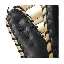 2023 Wilson A2000 1679 Super Skin 12.5" Baseball First Base Mitt: WBW100979125 -Baseball Promotions Shop WBW100979 6 A2000 1B 1679SS 125 Black BlackSS Blonde.png.cq5dam.web .1200.1200
