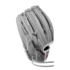 2023 Wilson A2000 FP75SS 11.75" Infield Fastpitch Glove: WBW1009911175 -Baseball Promotions Shop WBW100991 3 A2000 FP FP75SS 1175 GreySnakeSS Black Red