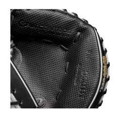 2023 Wilson A2000 M1DSS 33.5" Baseball Catcher's Mitt: WBW100995335 -Baseball Promotions Shop WBW100995 6 A2000 C M1DSC 335 BlackSS BlackDimple White WilsonGold
