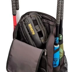 Worth Pro Slowpitch Backpack: WBA004 -Baseball Promotions Shop WorthProSlowpitchBackpack WBA004Top